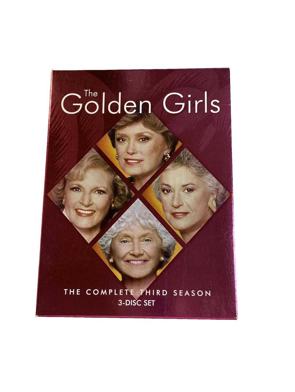 The Golden Girls Complete Third Season DVD 3-Disc Set 25 Episodes Bonus
